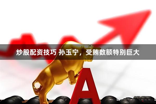 炒股配资技巧 孙玉宁，受贿数额特别巨大